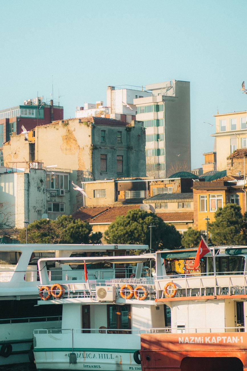 İstanbul Boğazı tarihi silüet